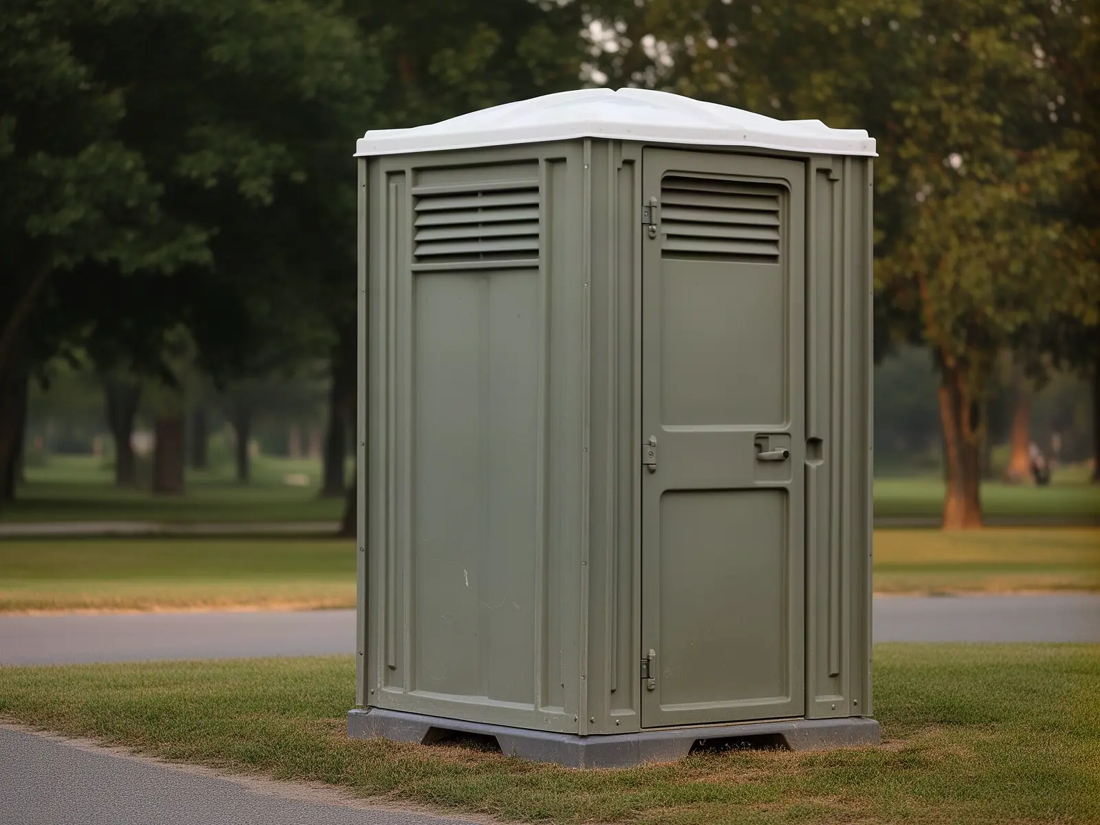 Clean porta potty unit from Summer Branch Porta Potties in Irving, TX